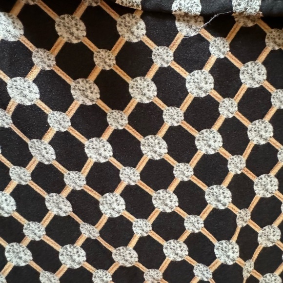 Forever 21 size small tank high low hi lo open slit back EUC used navy blue gold - Picture 7 of 7